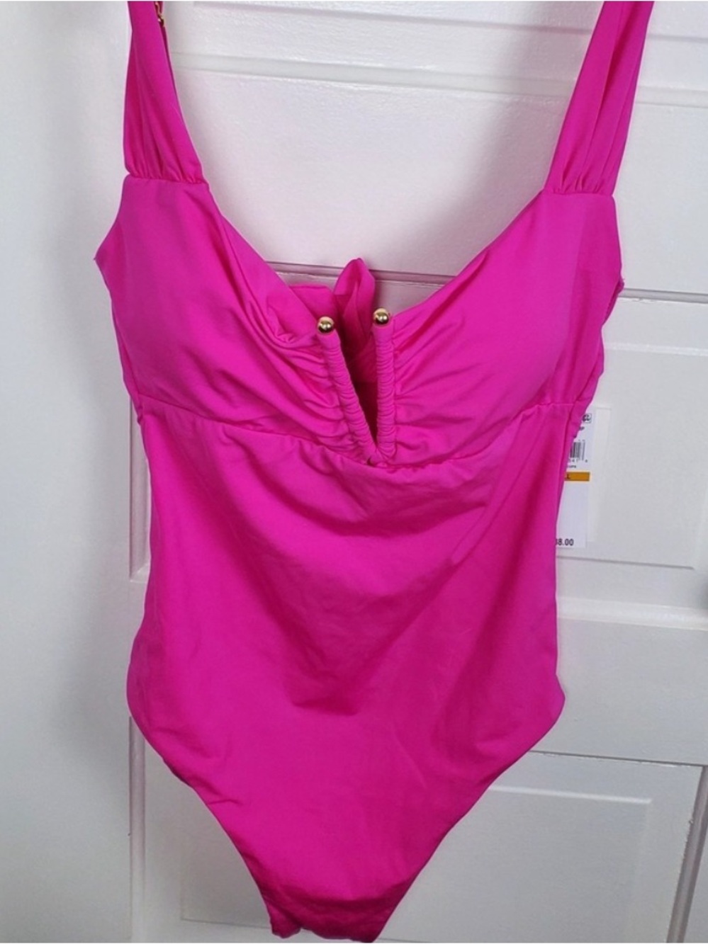Becca One Piece Pink Swimsuit Size Small NWTGS $138